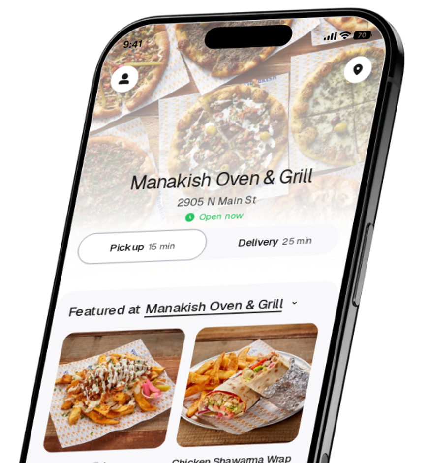 Manakish Oven & Grill app preview